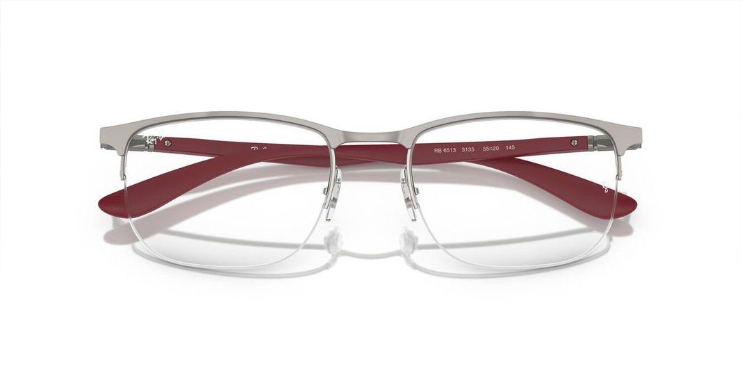 Lentes Ópticos Ray-Ban 0RX6513  Gris Unisex-4