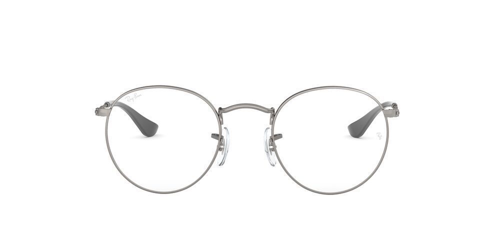 Lentes Ópticos Ray-Ban Round Metal RX3447V Gris-0