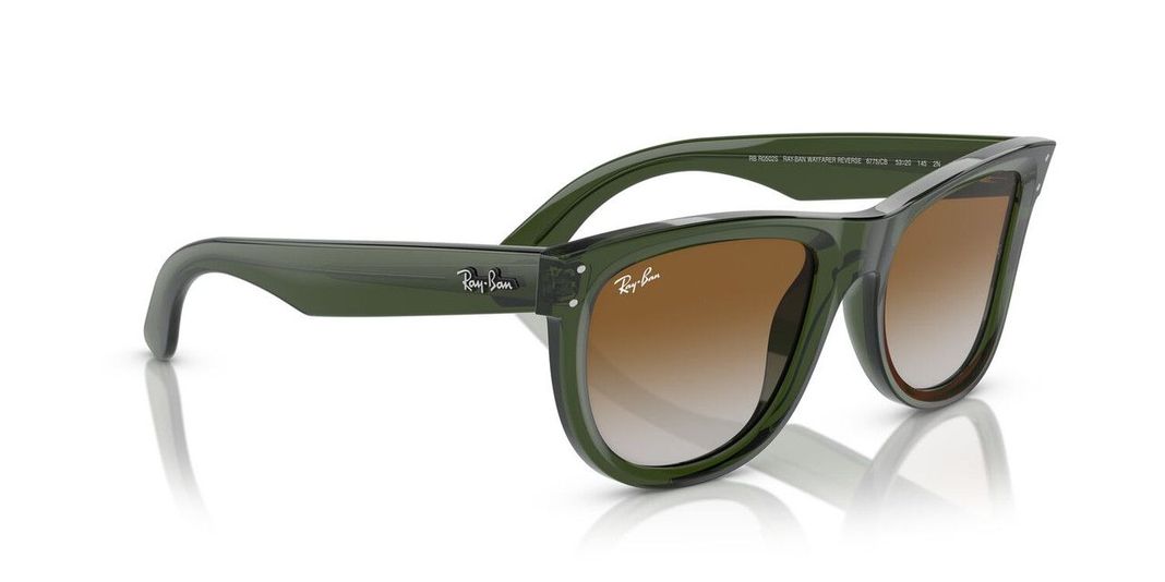 Anteojos De Sol Ray-Ban RBR0502S Wayfarer Reverse Verde Unisex-0