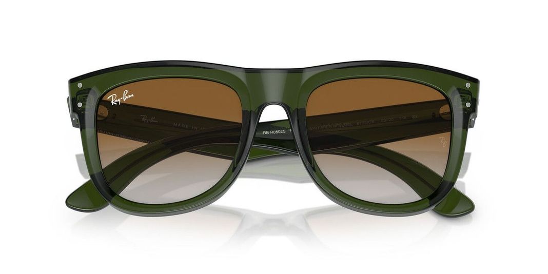 Anteojos De Sol Ray-Ban RBR0502S Wayfarer Reverse Verde Unisex-2