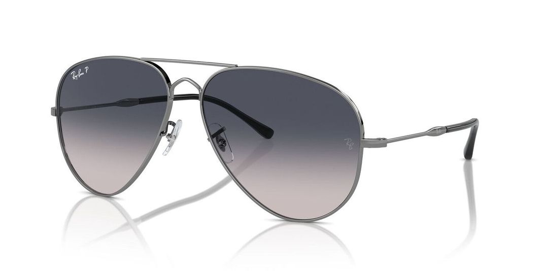 Anteojos De Sol Ray-Ban RB3825 Old Aviator Gris Unisex-5