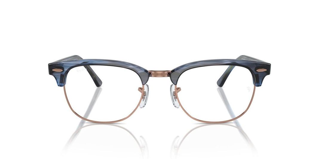 Anteojos Ópticos Ray-Ban RX5154 Clubmaster Azul Unisex-3