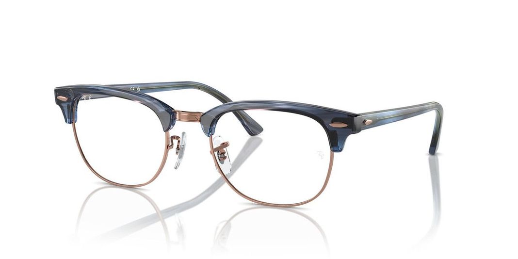 Anteojos Ópticos Ray-Ban RX5154 Clubmaster Azul Unisex-5