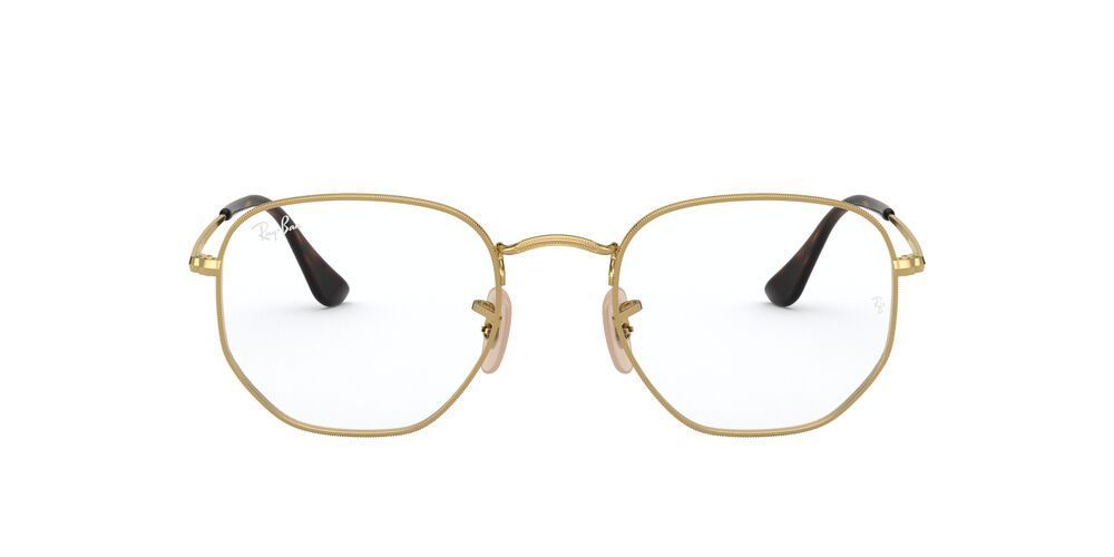 Lentes Ópticos Ray-Ban RX6448 Dorado Unisex-0
