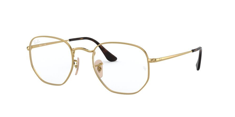 Lentes Ópticos Ray-Ban RX6448 Dorado Unisex-1