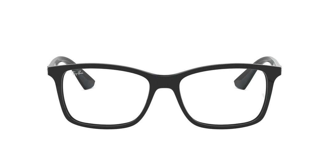 Lentes Ópticos Ray-Ban RX7047 Negro Unisex-0