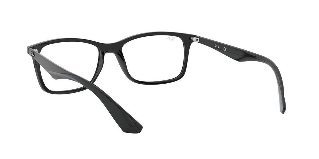 Lentes Ópticos Ray-Ban RX7047 Negro Unisex-5