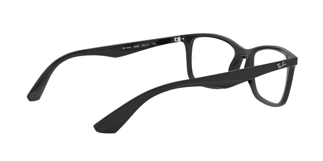 Lentes Ópticos Ray-Ban RX7047 Negro Unisex-8