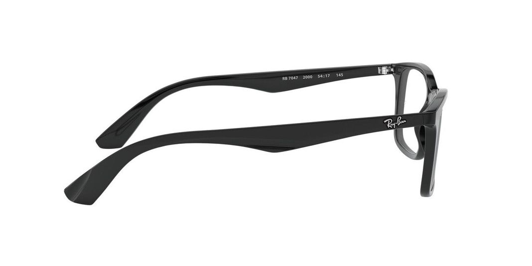 Lentes Ópticos Ray-Ban RX7047 Negro Unisex-9