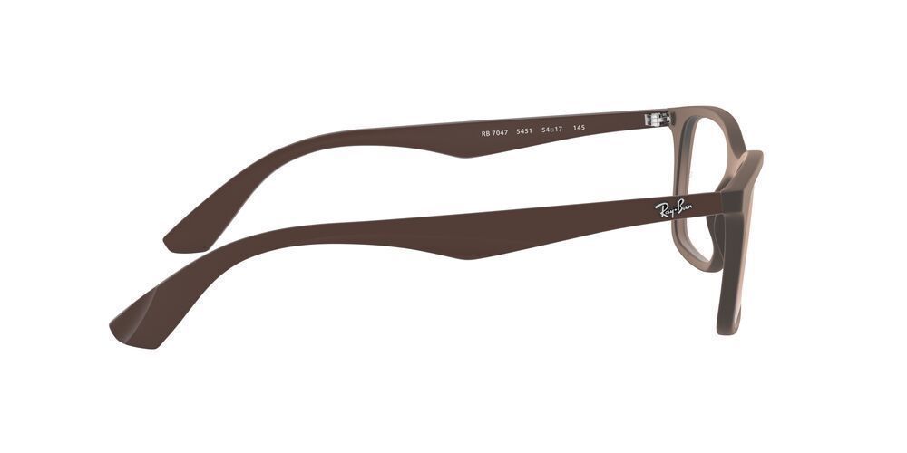 Lentes Ópticos Ray-Ban RX7047 Café Unisex-3