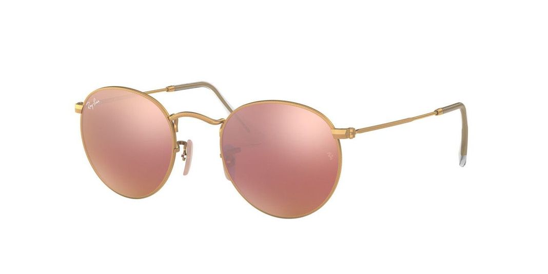 Lentes de Sol Ray-Ban Round Metal RB3447 Dorado-1