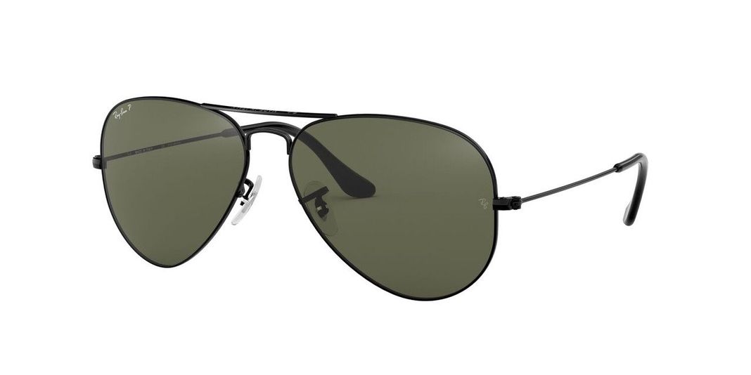 Lentes de Sol Ray-Ban Aviator Large Metal RB3025 Negro-1