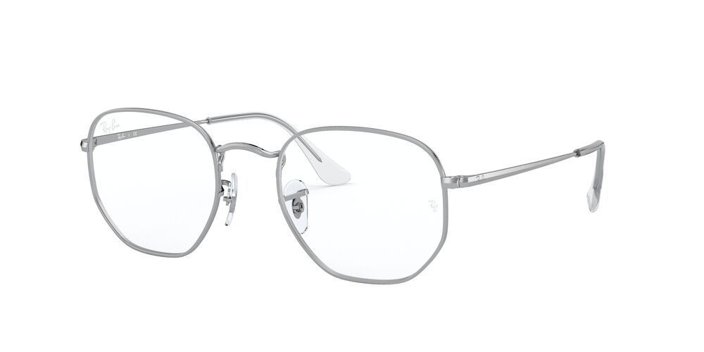 Lentes Ópticos Ray-Ban RX6448 Plateado Unisex-1