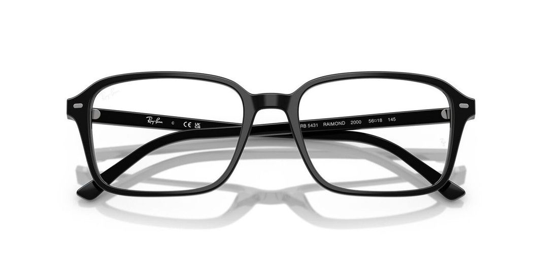 Lentes Ópticos Ray-Ban RX5431 Raimond Negro Unisex-4
