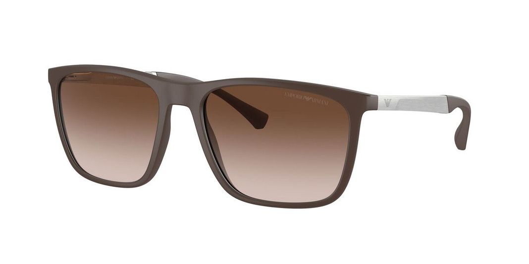 Anteojos De Sol Emporio Armani EA4150  Café Hombre-1