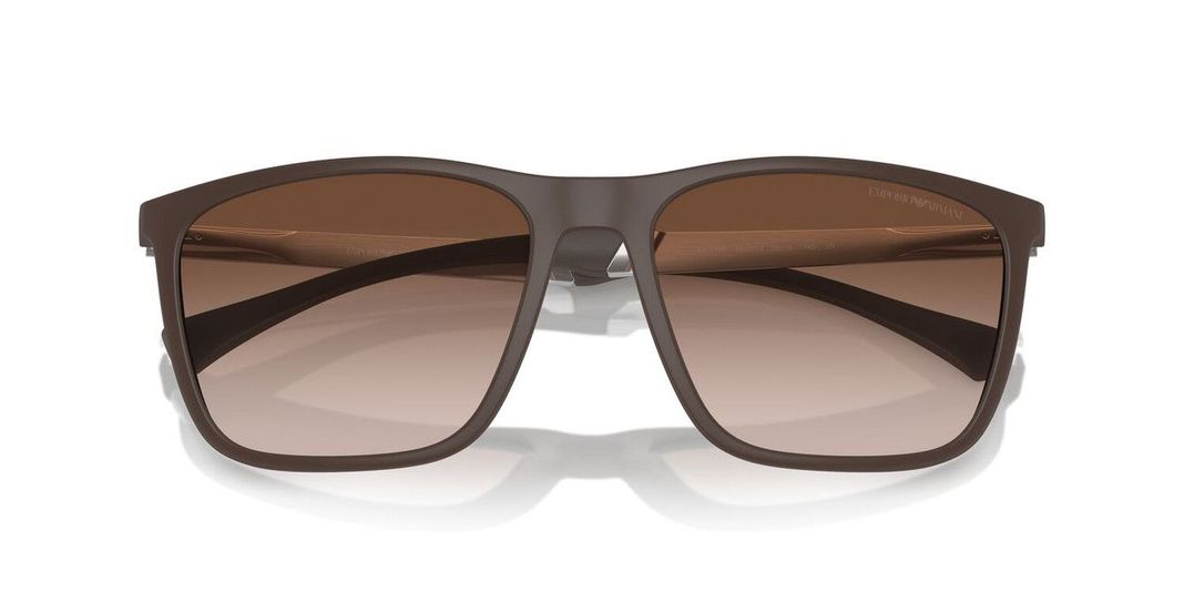 Anteojos De Sol Emporio Armani EA4150  Café Hombre-3