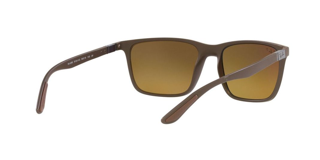 Lentes De Sol Ray-Ban  RB4385 Café Hombre-4