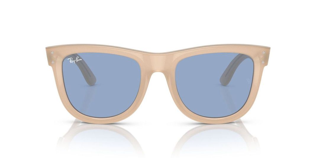 Anteojos De Sol Ray-Ban RBR0502S Wayfarer Reverse Beige Unisex-0
