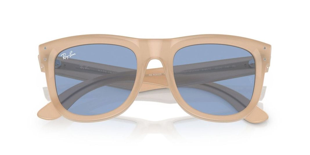 Anteojos De Sol Ray-Ban RBR0502S Wayfarer Reverse Beige Unisex-4