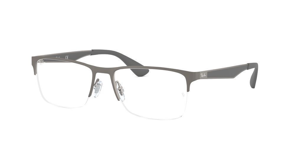 Lentes Ópticos Ray-Ban RX6335 Gris Unisex-0