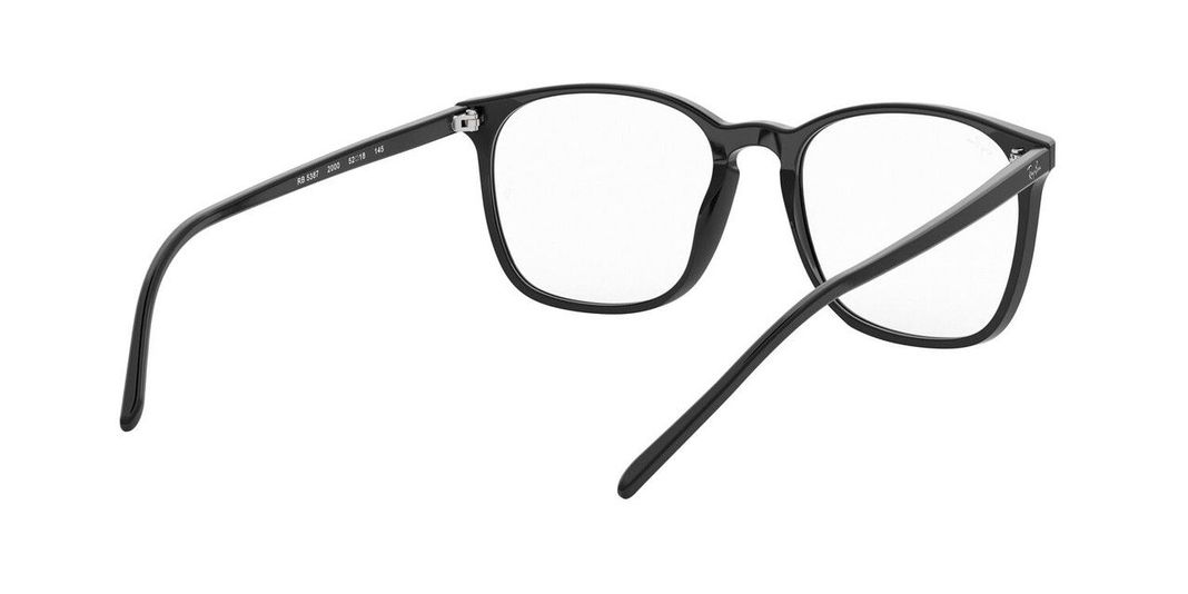Lentes Ópticos Ray-Ban RX5387 Negro Unisex-4