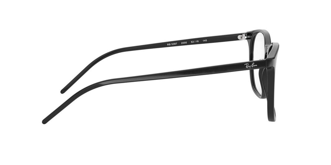 Lentes Ópticos Ray-Ban RX5387 Negro Unisex-5