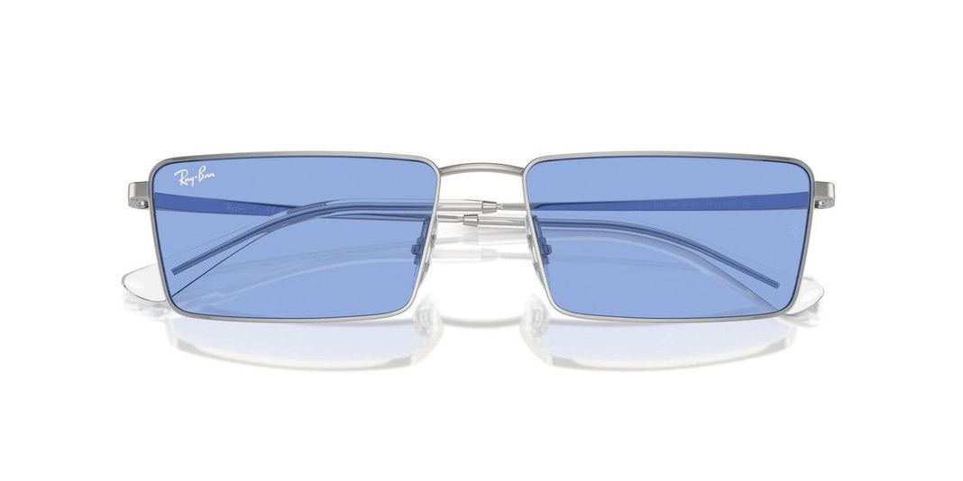 Anteojos De Sol Ray-Ban RB3741 Emy Plateado Unisex-2