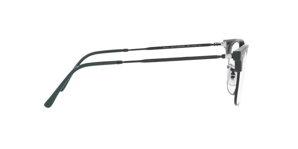 Lentes Ópticos Ray-Ban New Clubmaster RX7216 Negro Unisex-3