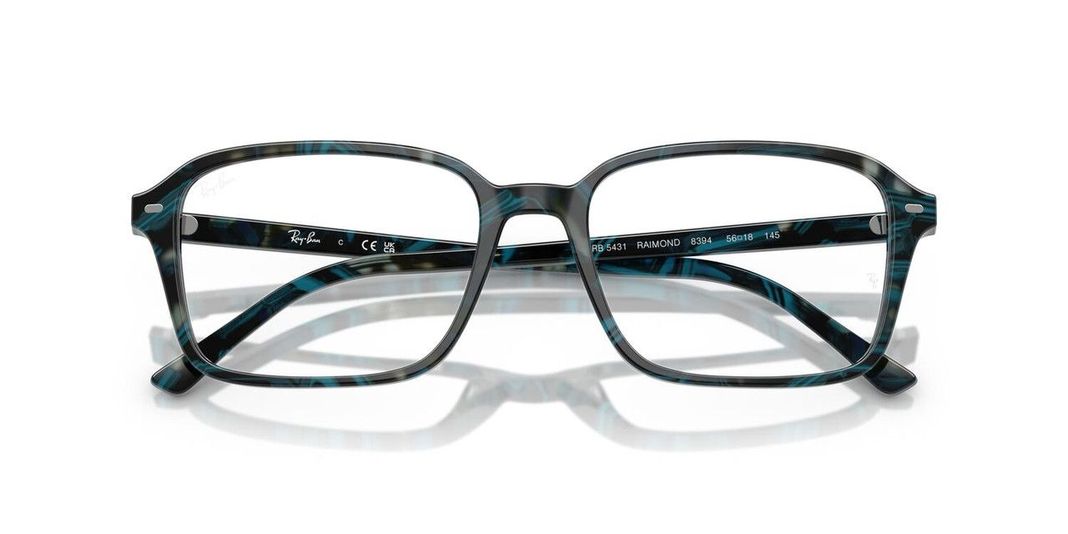 Lentes Ópticos Ray-Ban RX5431 Raimond Azul Unisex-4