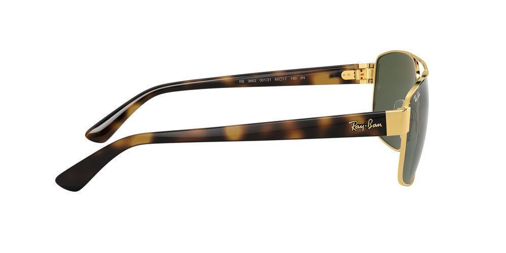 Lentes De Sol Ray-Ban RB3663 Dorado Hombre-3