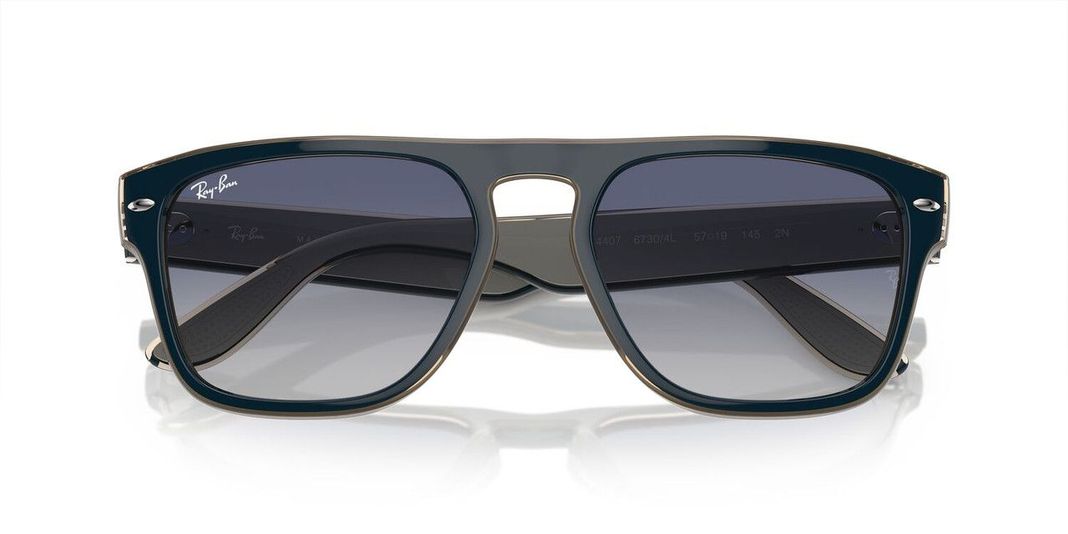 Lentes De Sol Ray-Ban 0RB4407  Gris Unisex-4