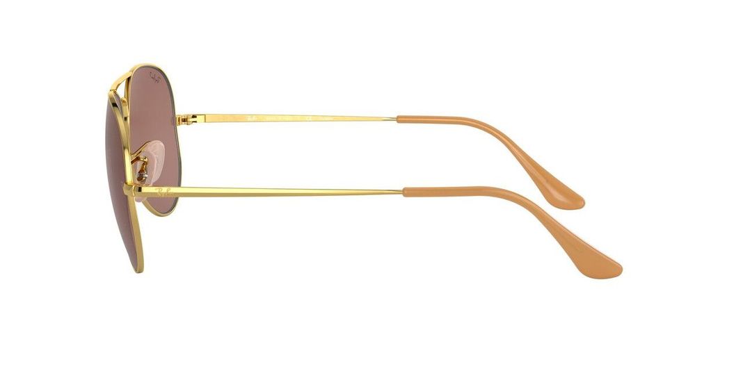 Lentes De Sol Ray-Ban RB3689 Aviator Metal Ii Dorado Unisex-2
