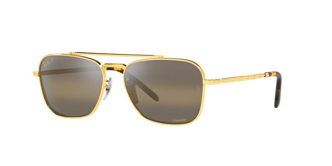 Lentes De Sol Ray-Ban New Caravan RB3636 Dorado Unisex-1