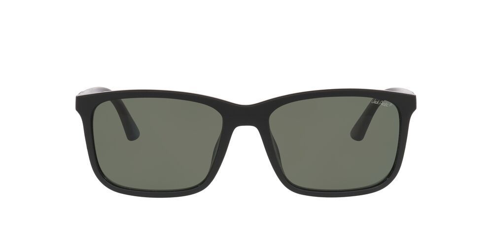 Anteojos De Sol Jack Pacific 0JK1045U Matte Black Polar Dark Green Hombre Negro 58