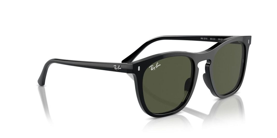 Anteojos De Sol Ray-Ban RB2210  Negro Unisex-0
