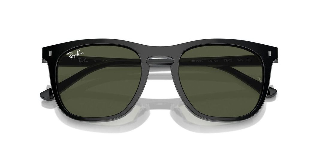 Anteojos De Sol Ray-Ban RB2210  Negro Unisex-2
