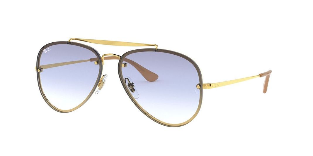 Lentes De Sol Ray-Ban RB3584N Blaze Aviator Dorado Unisex-1