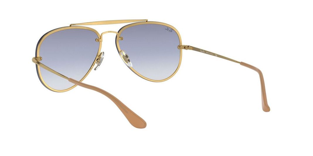 Lentes De Sol Ray-Ban RB3584N Blaze Aviator Dorado Unisex-3