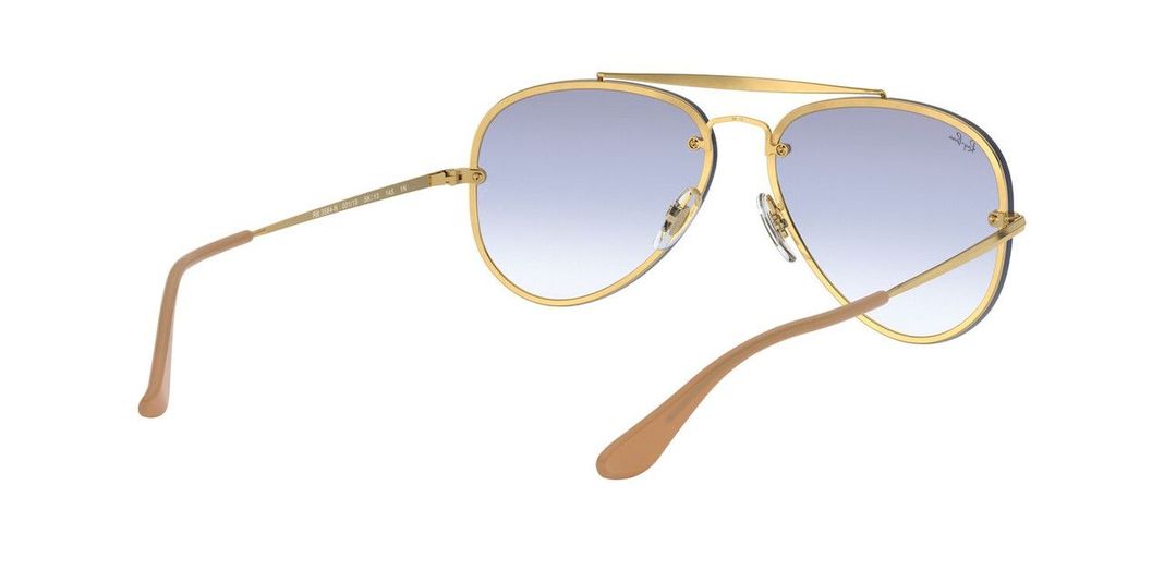 Lentes De Sol Ray-Ban RB3584N Blaze Aviator Dorado Unisex-4