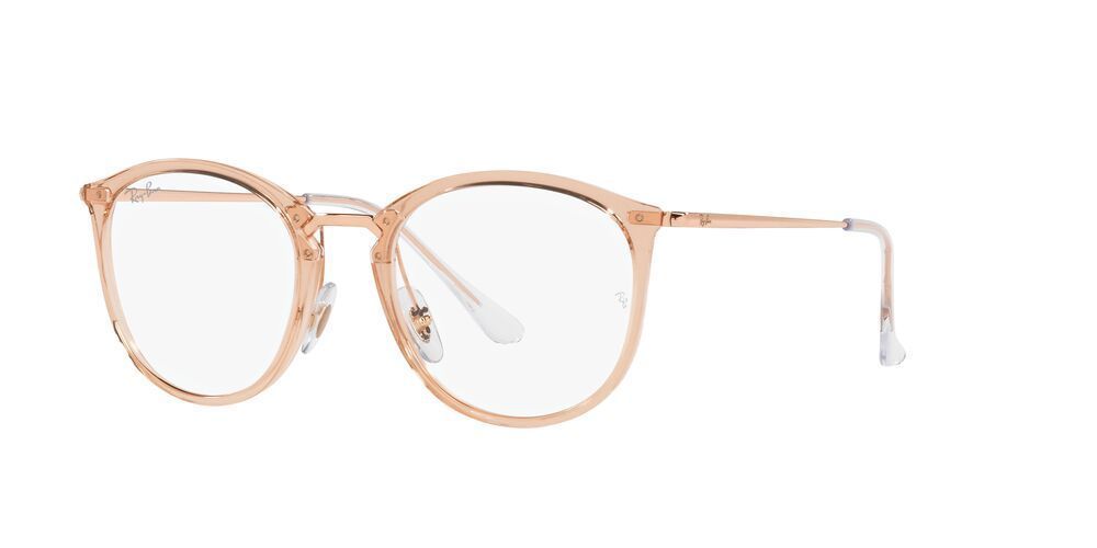 Lentes Ópticos Ray-Ban RX7140 Café Mujer-0