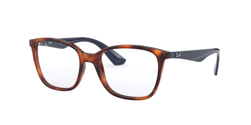 Lentes Ópticos Ray-Ban RX7066 Havana Unisex-1