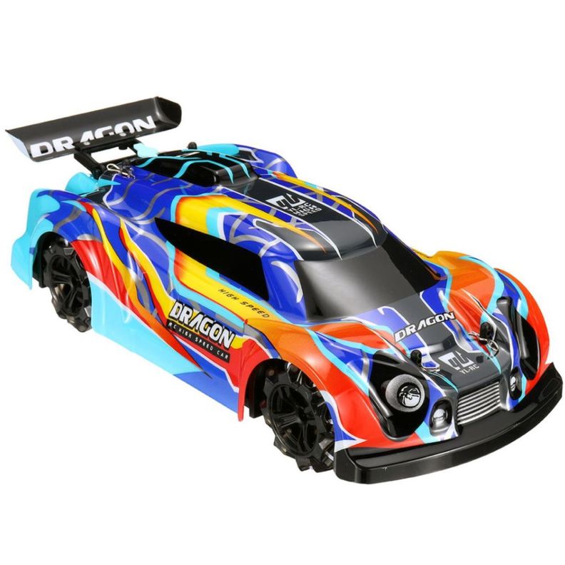 Auto De Carreras Juguete RC Luz, Humo y Movimiento Azul - PS-0