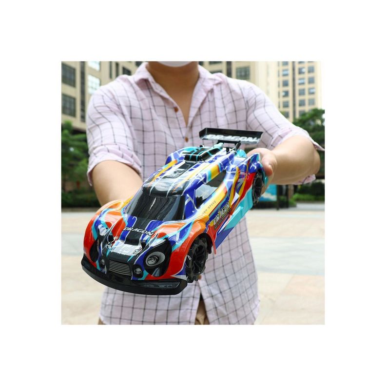 Auto De Carreras Juguete RC Luz, Humo y Movimiento Azul - PS-1