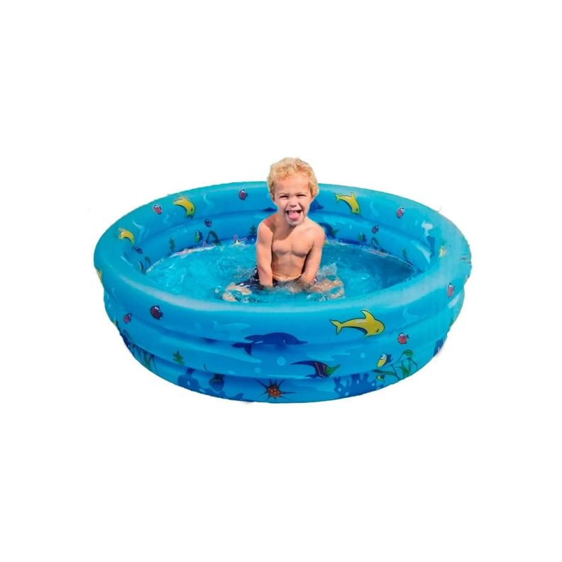 Piscina Inflable Redonda 100x35 Delfines - PS-1