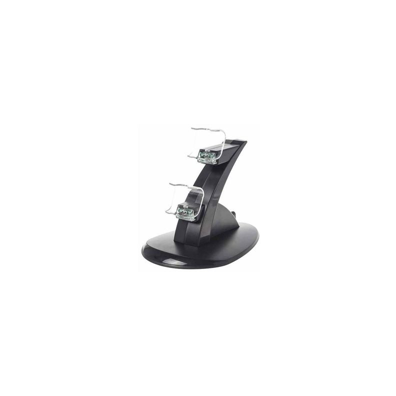 Cargador base dock dual Para Controles Ps4 - PS Negro