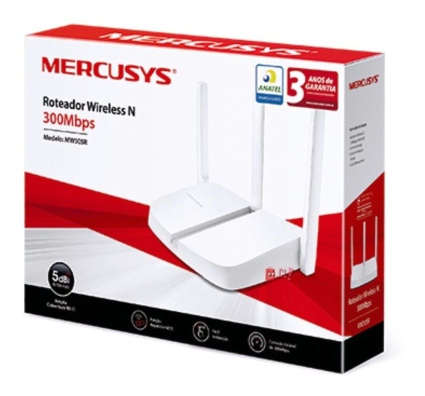 Router Wifi 300mbps Con 3 Antenas Mercusys - Ps-3