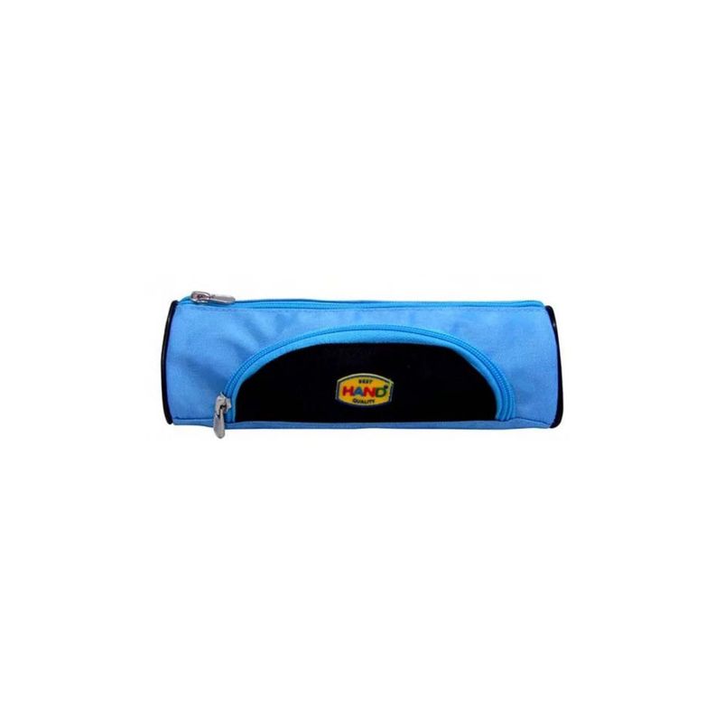 Estuche Para Lápices 21x7cms Azul Con Negro - PS-0