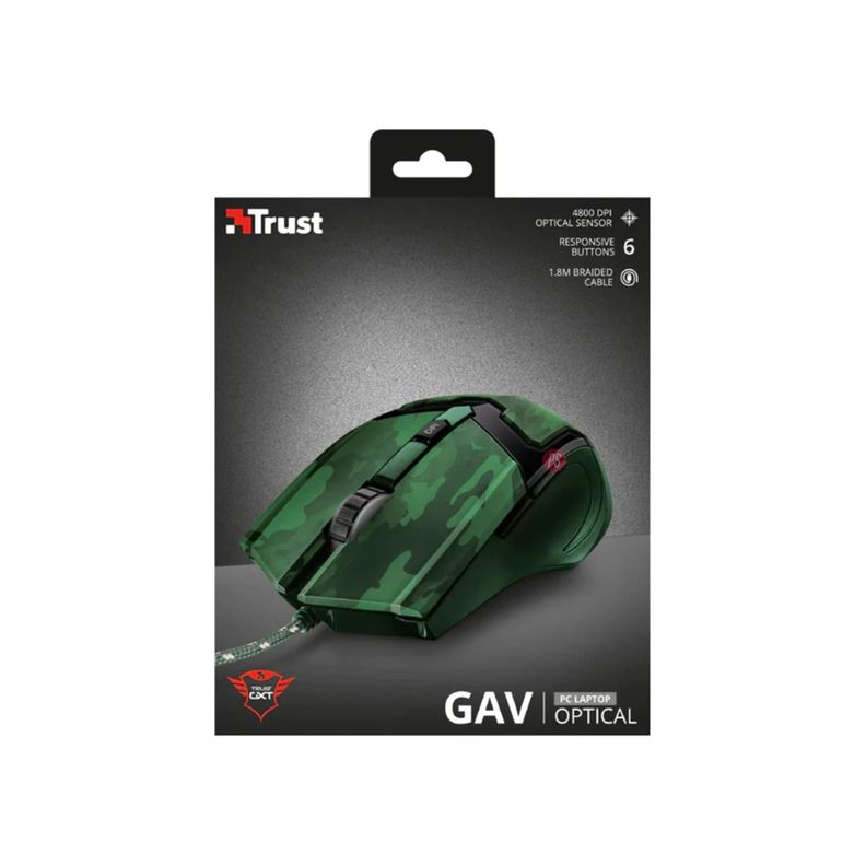 Mouse Gamer Diseño Militar Gxt 101c Gav - PS-4