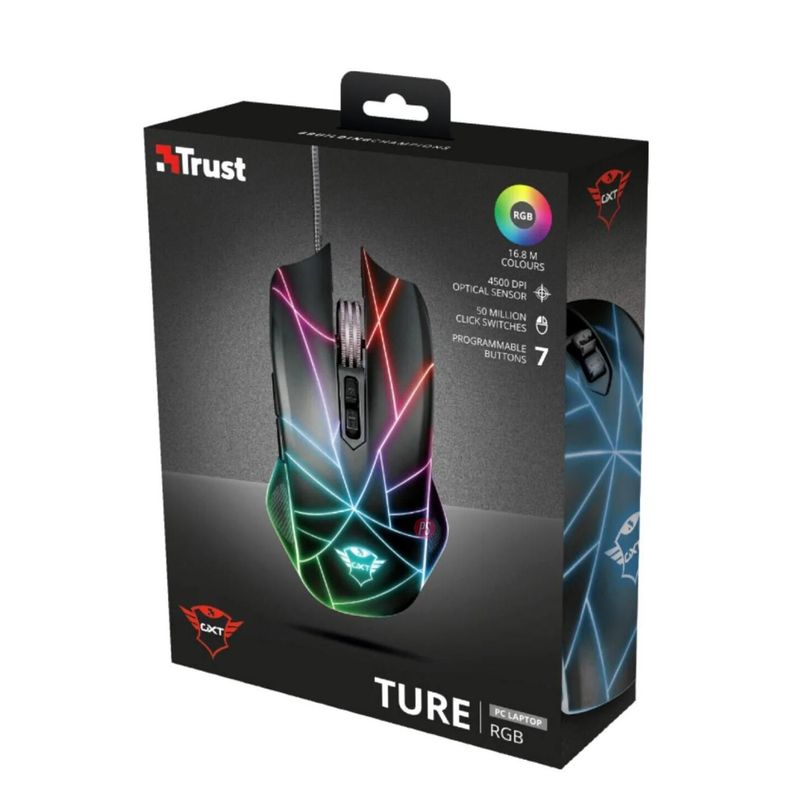 Mouse Gamer Rgb Gxt 160X Ture - PS-4