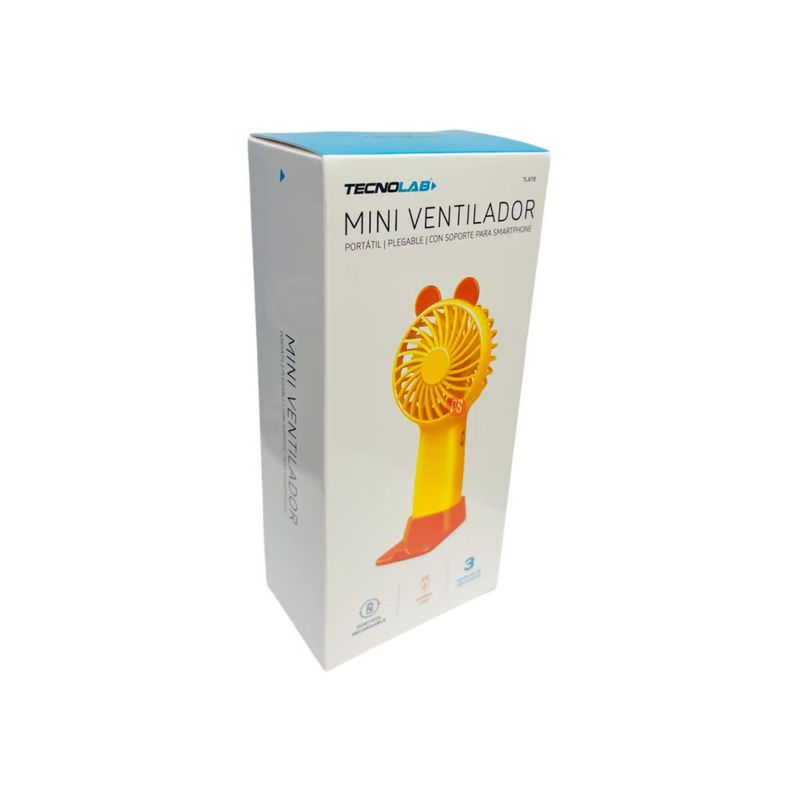 Mini Ventilador De Mano Diseño Tigre Recargable - PS-4